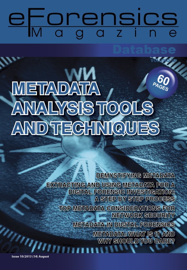 METADATA ANALYSIS TOOLS AND TECHNIQUES - eForensics