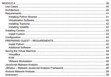 Malware Analysis StarterKit - Workshop's EBOOK - eForensics