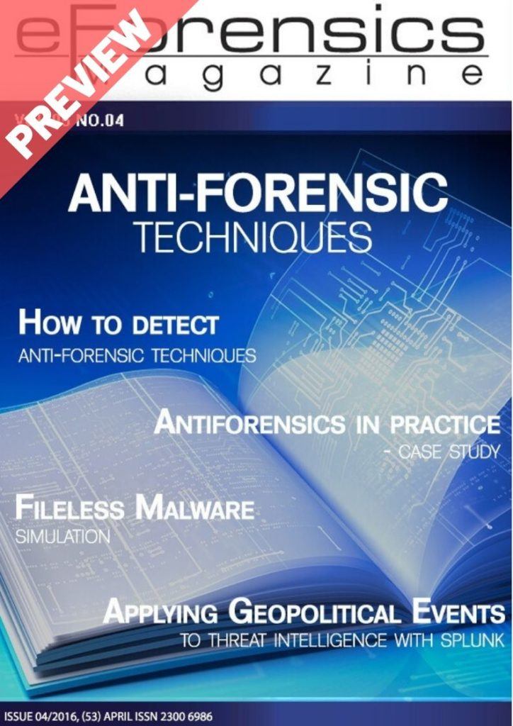 Preview Anti Forensic Techniques Eforensics