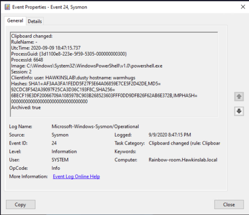 event id 12 sysmon